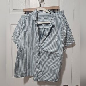 Old Navy 100% Cotton Striped Pajamas XL